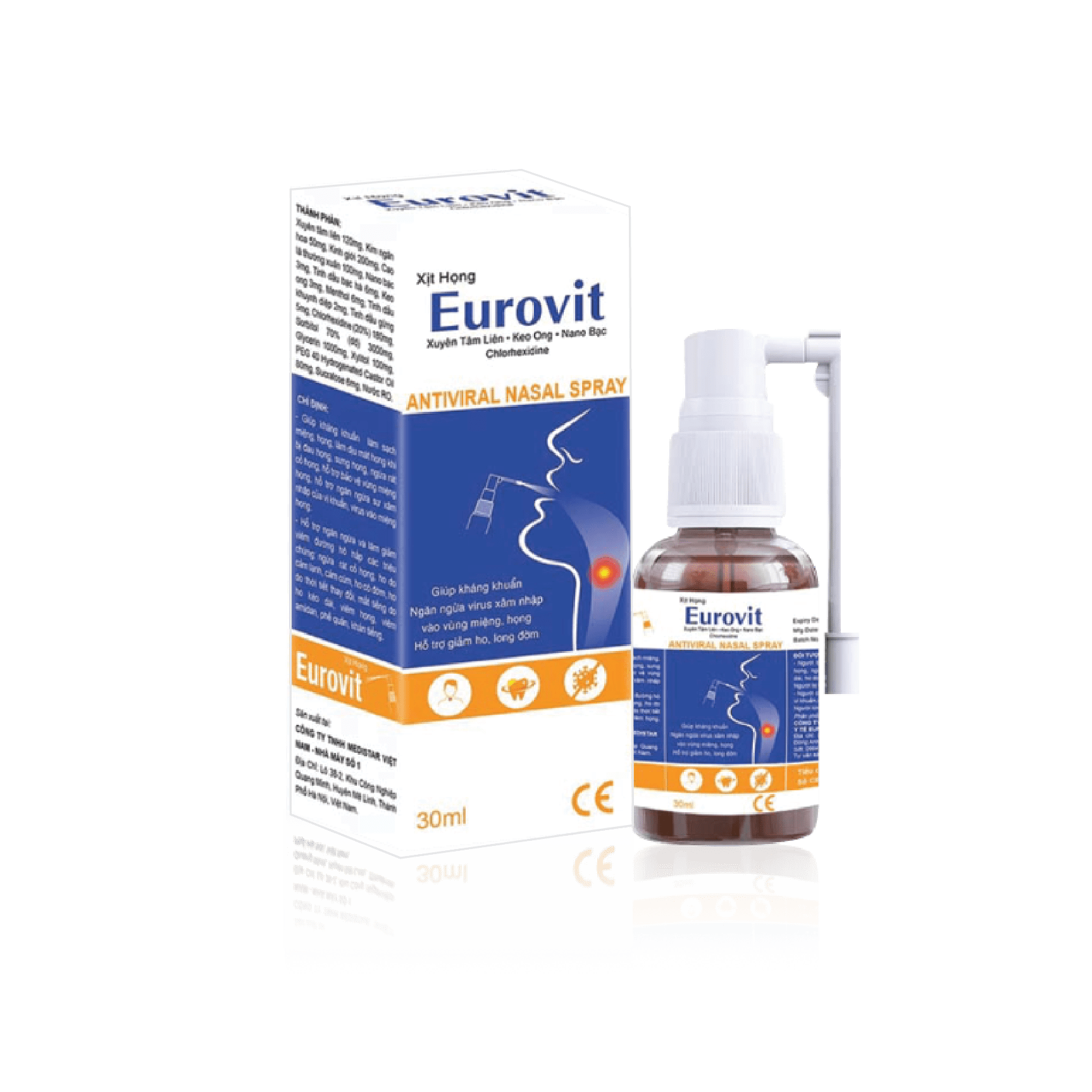 xịt họng Eurovit