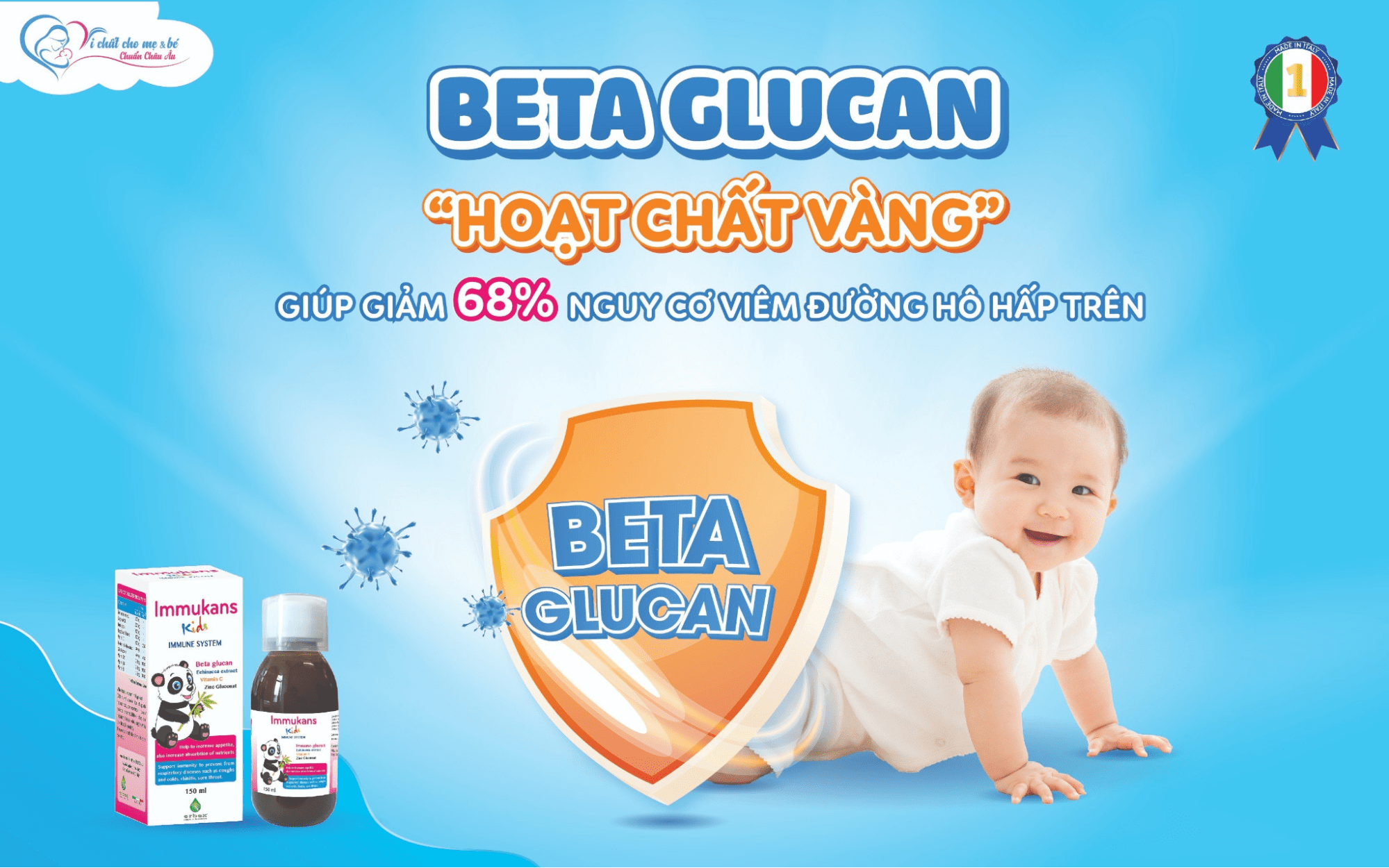 thành phần Immukans có beta Glucan