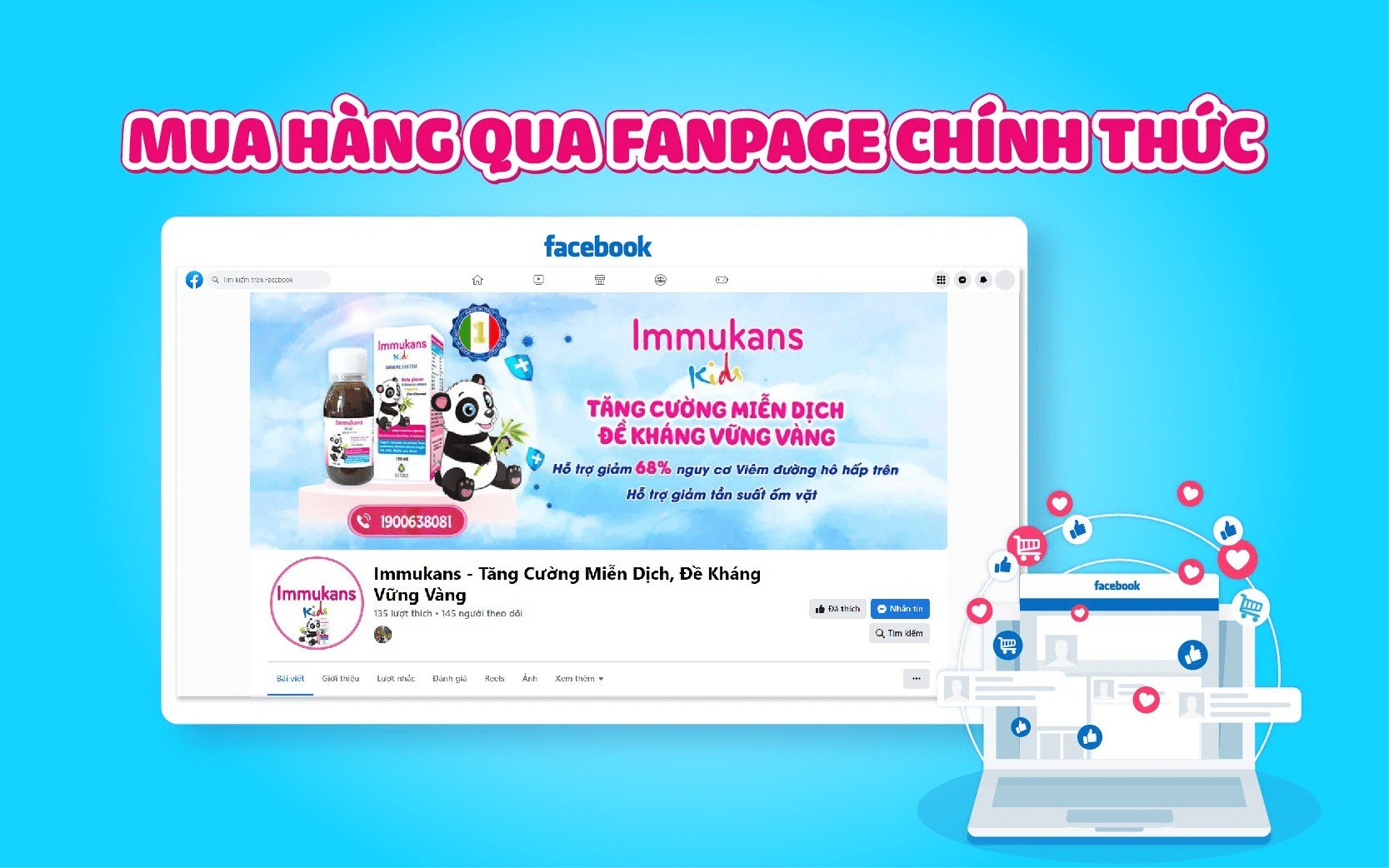 Immukans giá bao nhiêu mua tại fanpage