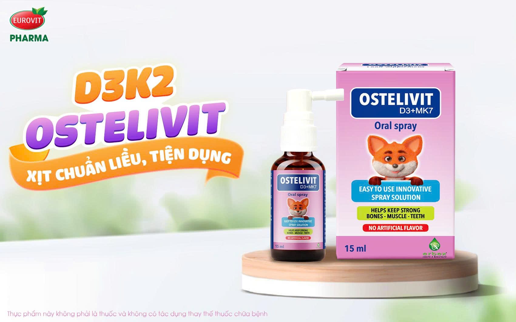 cách dùng d3k2 ostelivit chuẩn nhất