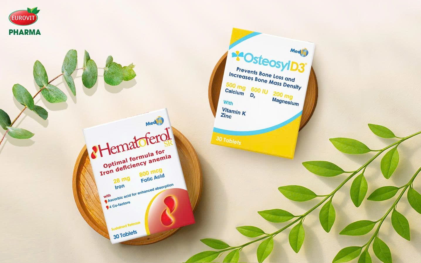 hematoferol nên uống khi nào - không uống với canxi