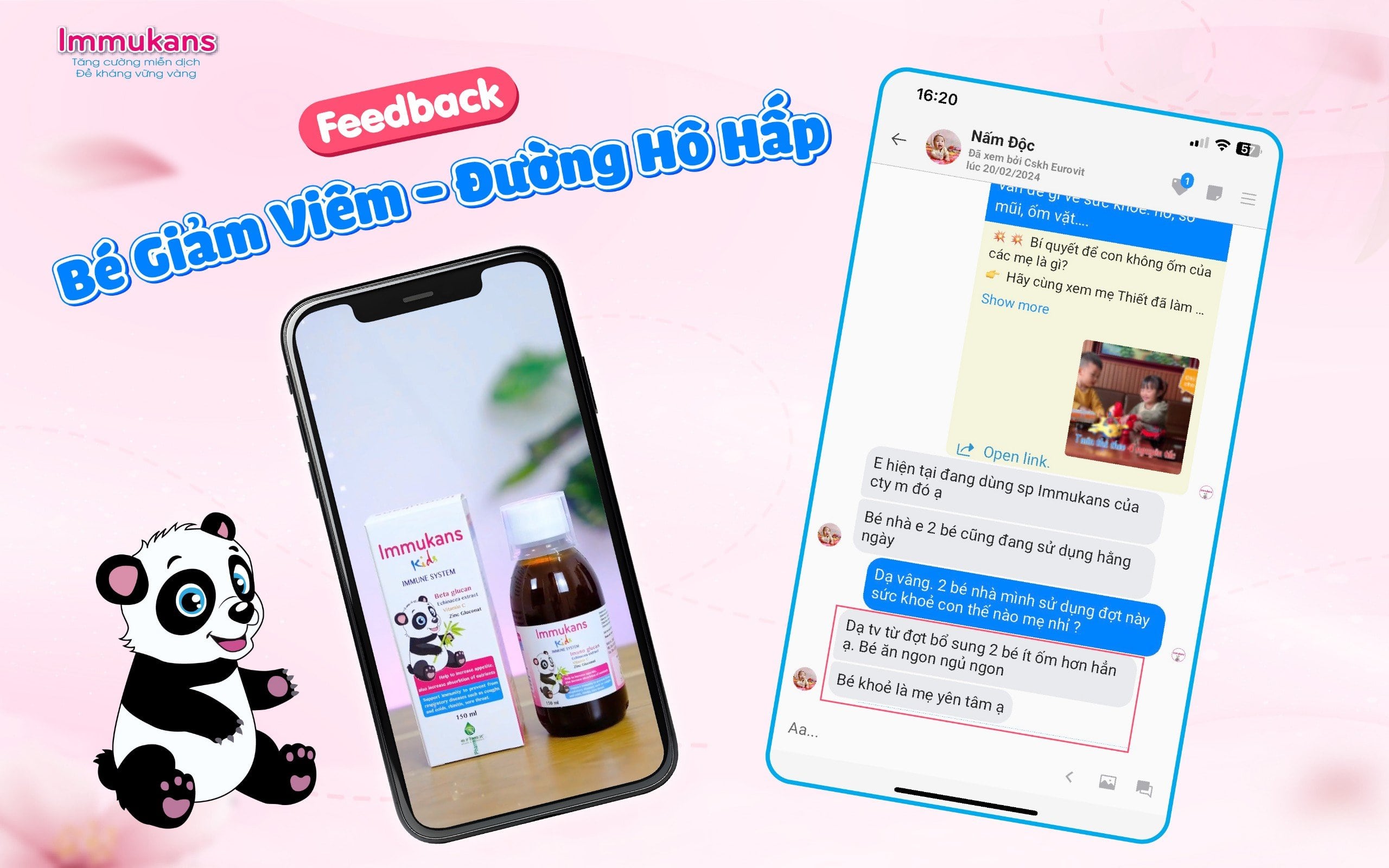 Immukans có tác dụng gì - feedback