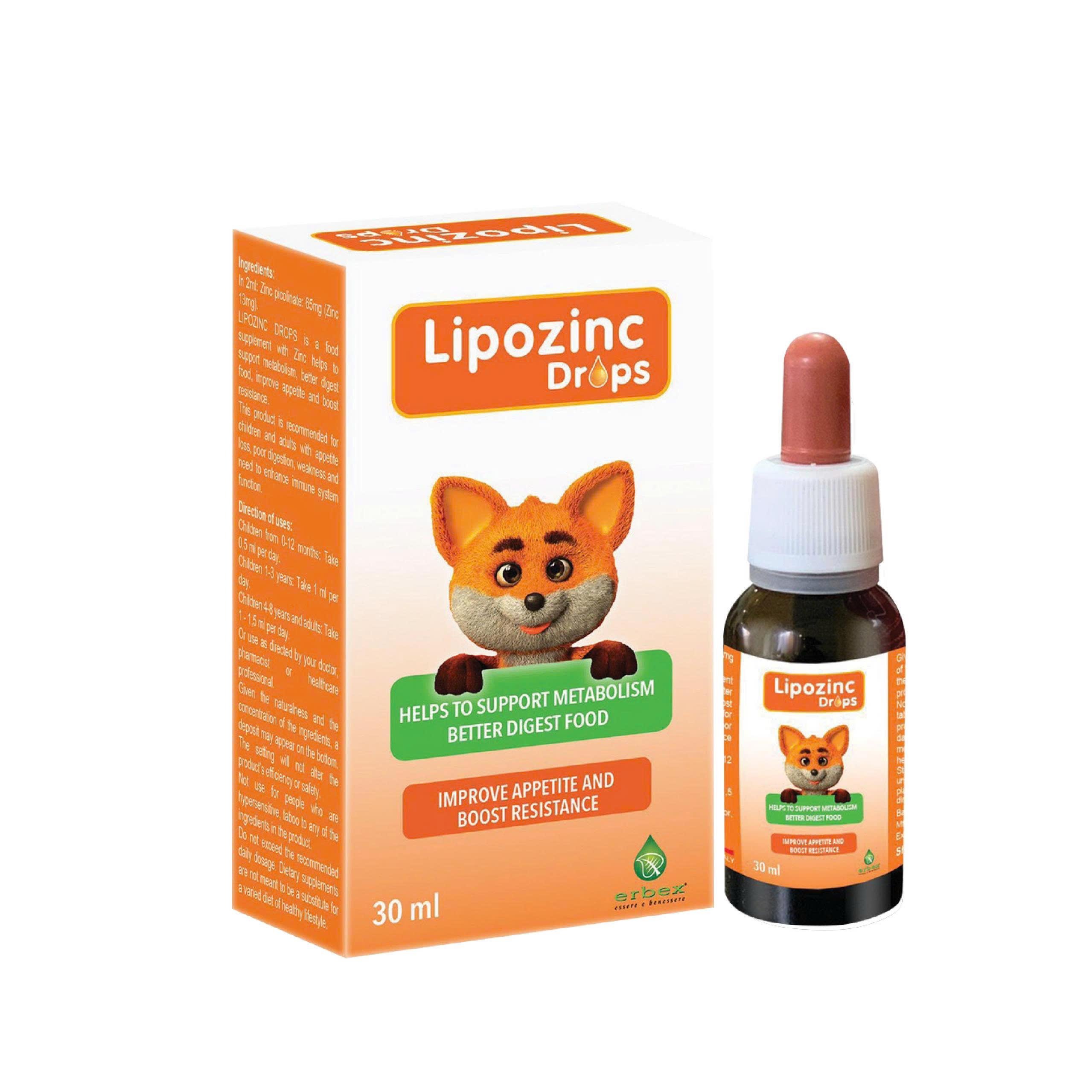 lipozinc drops