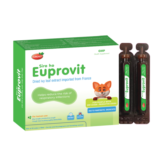 siro ho euprovit dạng ống
