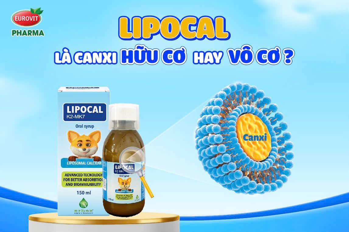 lipocal là canxi hữu cơ hay vô cơ