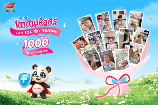 Chiến dịch Immukans – Lan tỏa yêu thương: Hơn 1.000 mẹ đã tham gia chỉ sau hơn 1 tuần khởi động