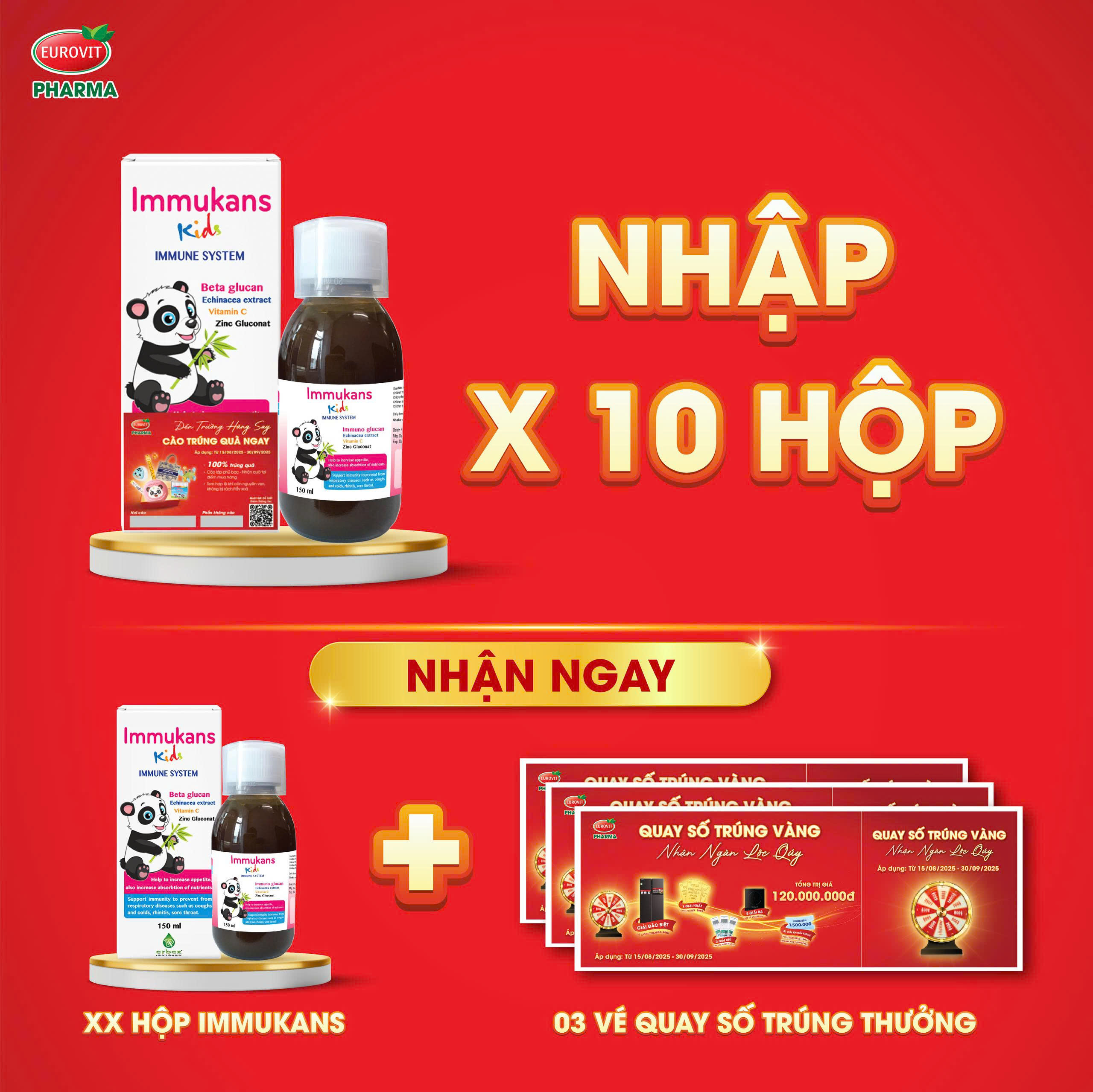 CTKM hấp dẫn khi nhập 10 hộp