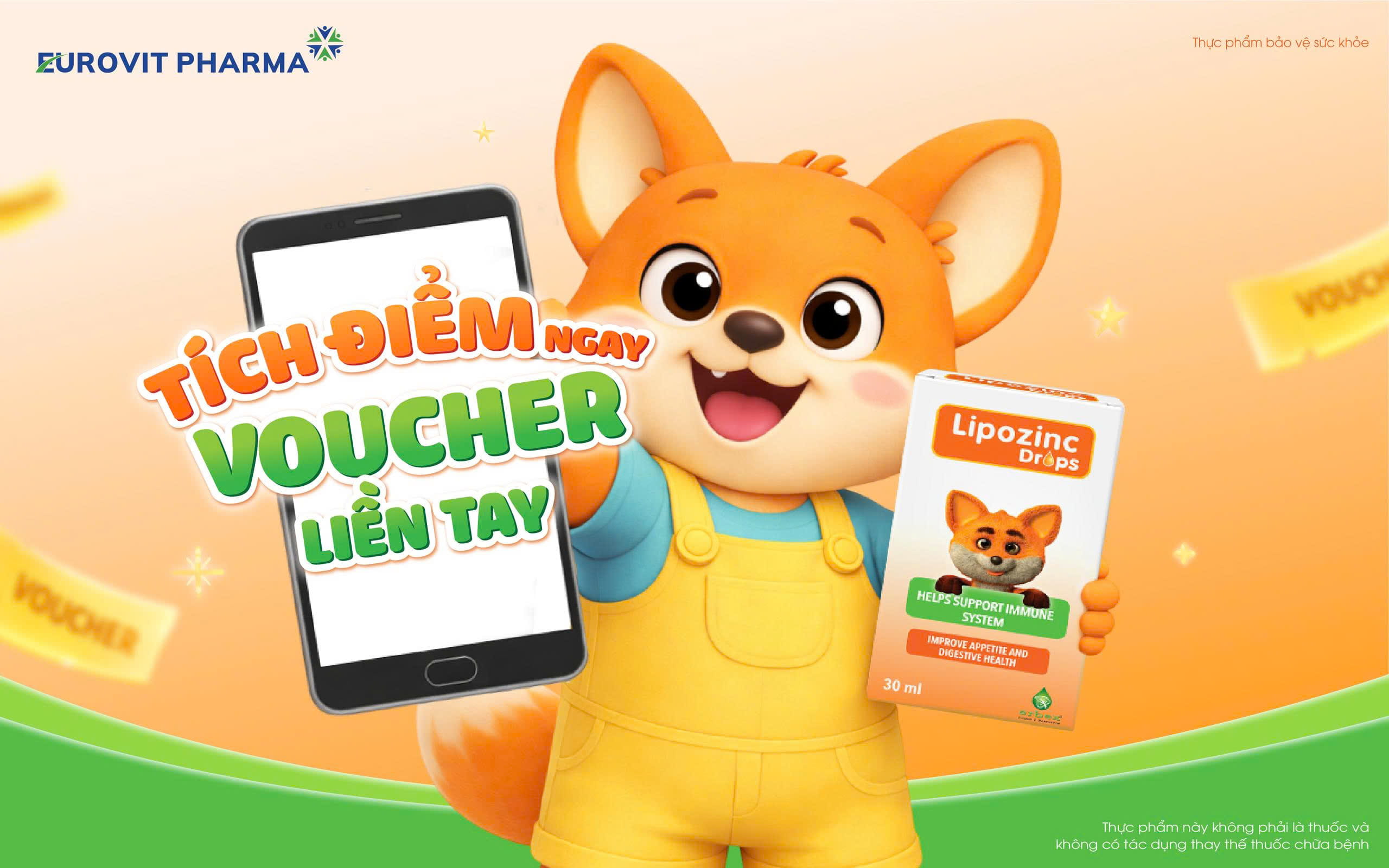 tích điểm Lipzinc drops