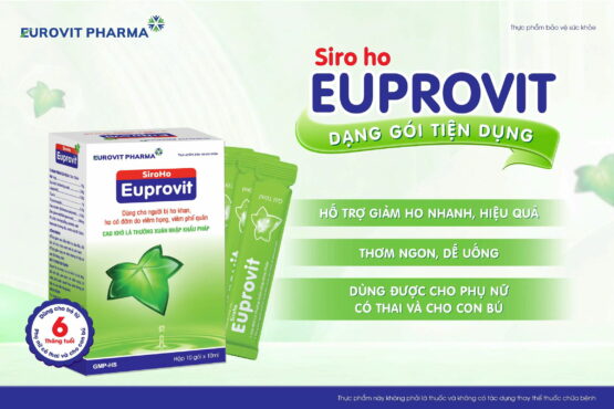 EUROVIT PHARMA RA MẮT SẢN PHẨM SIRO HO EUPROVIT DẠNG GÓI TIỆN DỤNG